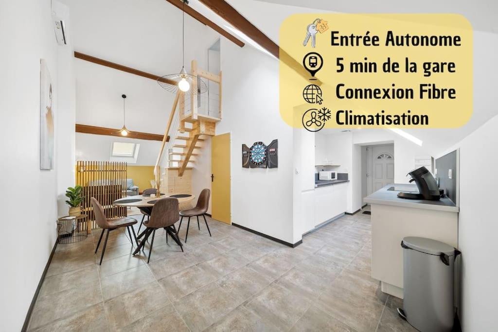Le Duplex Moutarde Apartamento Chalon-sur-Saône Exterior foto